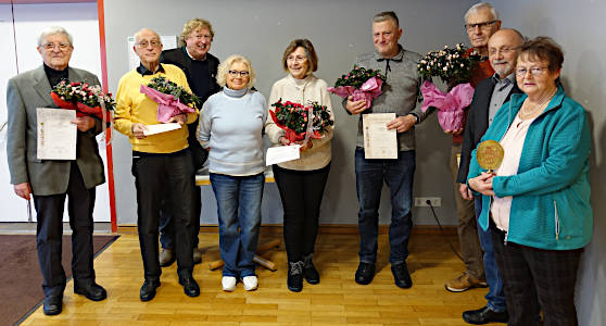 Jahreshauptversammlung 2026 Ehrungen